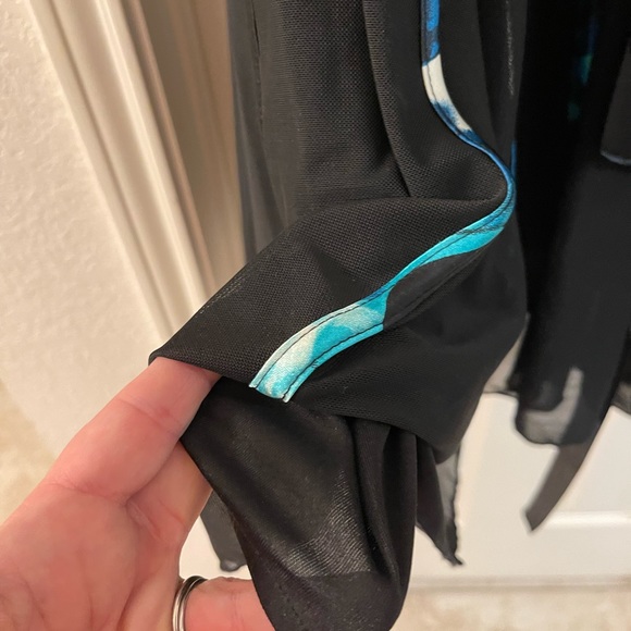 J.R. Nites Striped Midi Dress with Belt, 22W - Picture 5 of 15